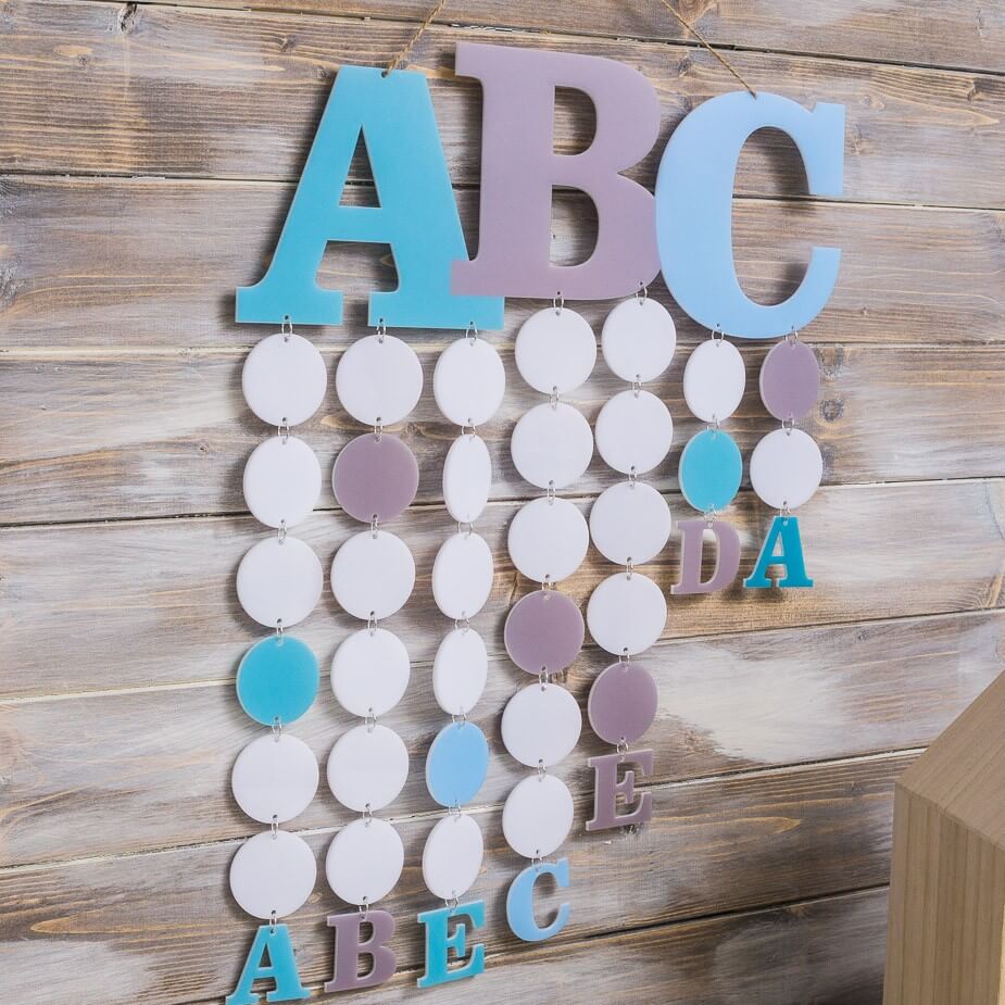 Stundenplan ABC in Blau